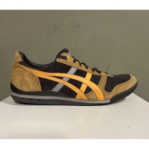 Onistuka Tiger Brown Suede Orange HL211 Ultimate 81 Mens Sz 12